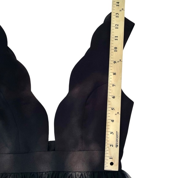 BCBGeneration Black Tulle Maxi Dress XS Backless Balletcore Prom Cocktaill - Picture 11 of 16